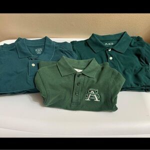 Long Sleeve Green Polo